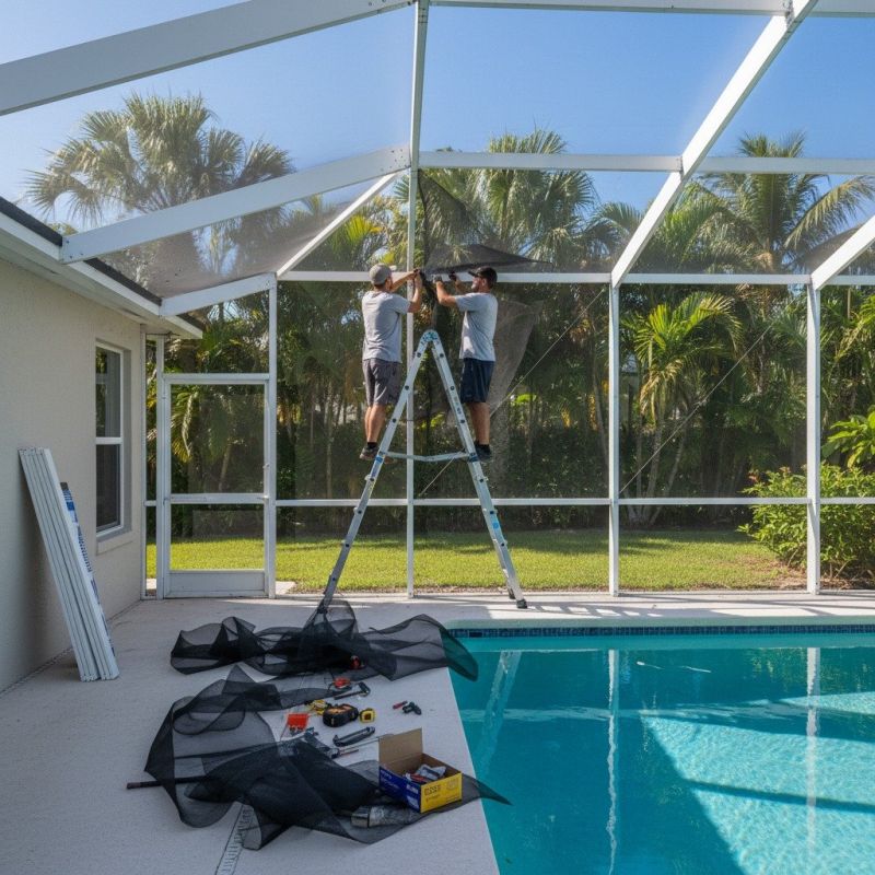 Pool Cage Screen Repair