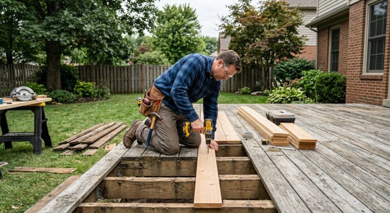 Deck Stairs Repair in Redmond, WA